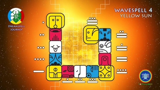 Yellow Sun Wavespell / Onda Encantada del Sol Amarillo