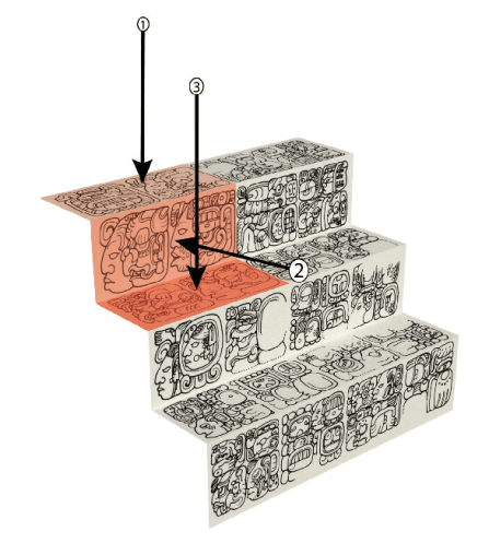 Hieroglyphic Stairway at Palenque, Palace, House C by Felix Kupprat